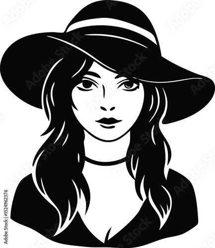 girl with hat