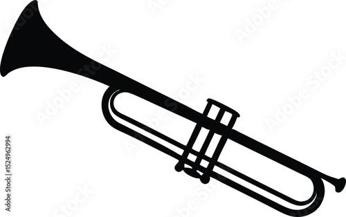 trumpet vector illustration