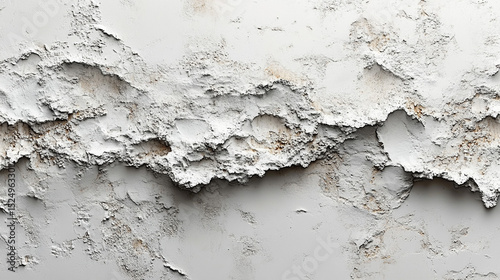 Eroded white surface with textured detail, background use