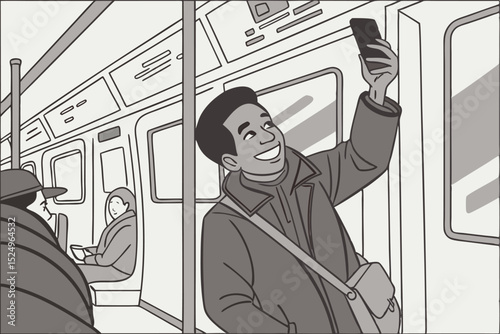 Subway Selfie
