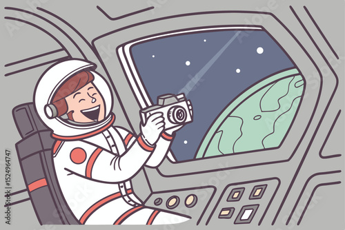 Astronaut Selfie