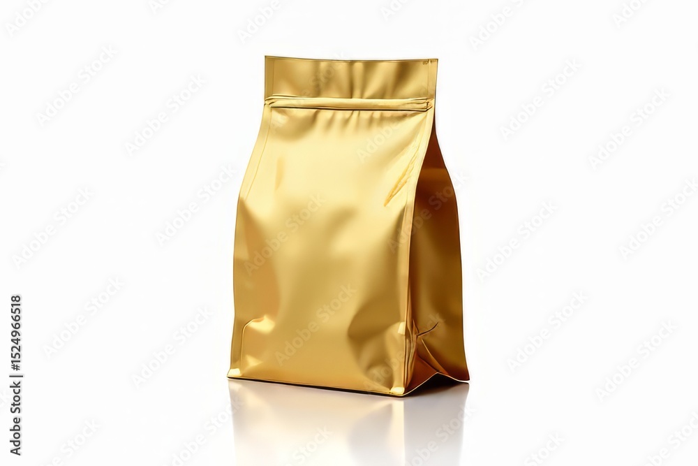 Gold Foil Packaging Ziplock Pouch for Food Products Gold Foil Packaging Ziplock Pouch for Food Products
