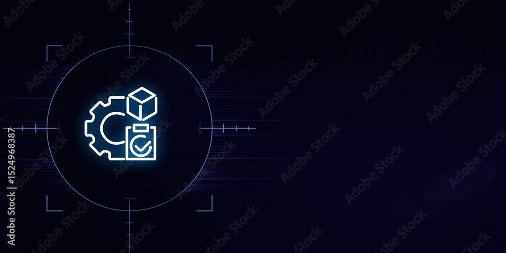 Obraz premium Smart Workflow Automation and Quality Control