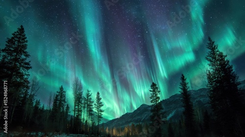The Enchanting Dance of Aurora Borealis Northern Lights Phenomenon