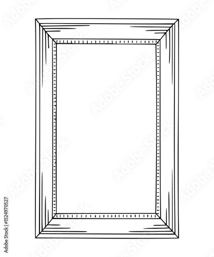 Picture Frame Line Art