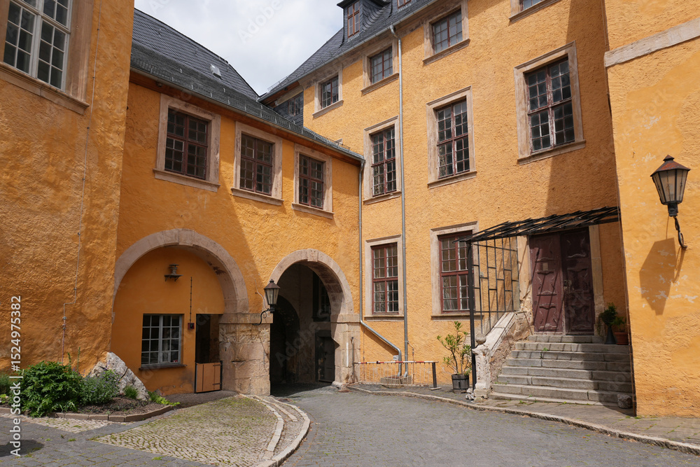 Fototapeta premium Innenbereich vom Großen Schloss in Blankenburg im Harz