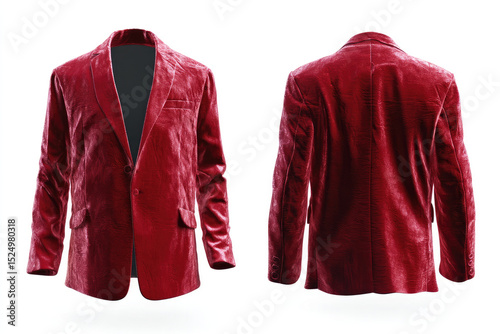 Luxurious velvet jacket, stylish and upscale