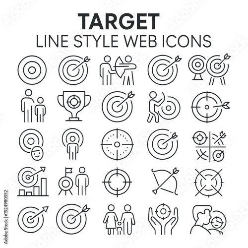 set of icons for web design