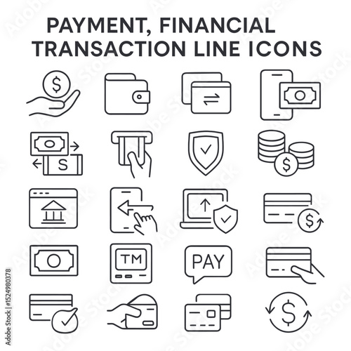 set of icons for web