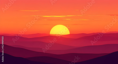 sunset in the mountains, mountain sunset, mountain landscape, sunset landscape, evening mountains, sunset scenery, mountain view art, alpine sunset, sunset over peaks, scenic mountains, nature sunset,
