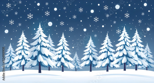 Winter forest landscape, Snowy forest scene, Snow-covered trees, Frosty woodland, Winter woods, Snow forest background, Winter pine forest, Winter nature landscape, Frozen forest view, Snowy trees lan