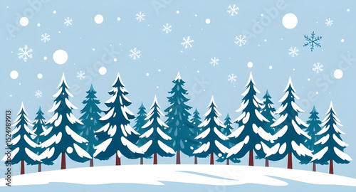 Winter forest landscape, Snowy forest scene, Snow-covered trees, Frosty woodland, Winter woods, Snow forest background, Winter pine forest, Winter nature landscape, Frozen forest view, Snowy trees lan