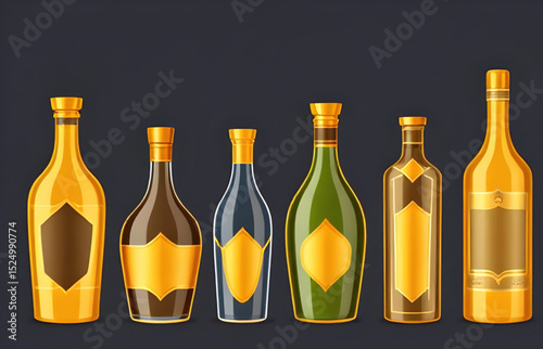 Bottle illustration, Glass bottle drawing, Plastic bottle vector, Water bottle illustration, Juice bottle design, Wine bottle illustration, Milk bottle vector, Soda bottle drawing, Beer bottle artwork