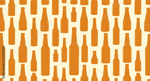 Seamless bottle pattern, Bottle seamless design, Repeating bottle pattern, Vintage bottle pattern, Glass bottle texture, Wine bottle seamless, Beer bottle pattern, Seamless pattern with bottles, Bottl