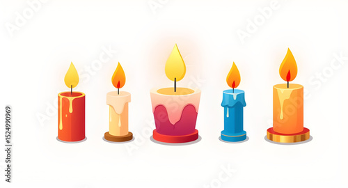 Candle illustration vector, Candle flame icon, Burning candle clipart, Candle with wax vector, Aromatherapy candle drawing, Scented candle icon, Candlelight vector, Decorative candle art, Candle silho