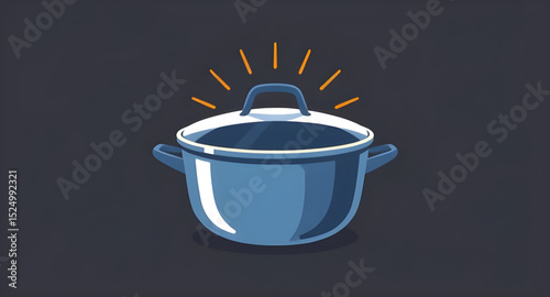 pot vector illustration, cooking pot icon, kitchen pot graphic, saucepan vector, cookware illustration, pot with lid vector, boiling pot icon, stew pot drawing, cooking utensil vector, pot clipart, me