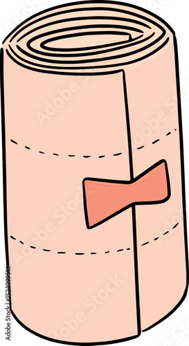 Illustration of medical bandage

