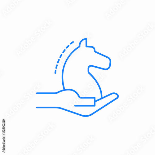 strategy control icon sign vector
