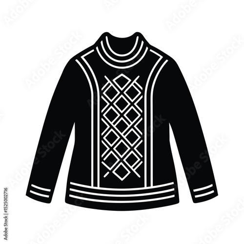 Chunky Woolen Irish Vector Illustration