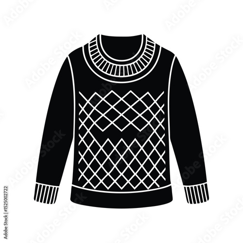 Chunky Wool Ladies Vector Illustration