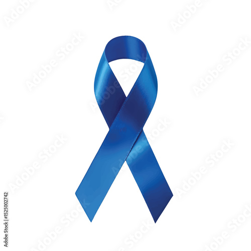 Blue ribbon award design element elegant vector graphic