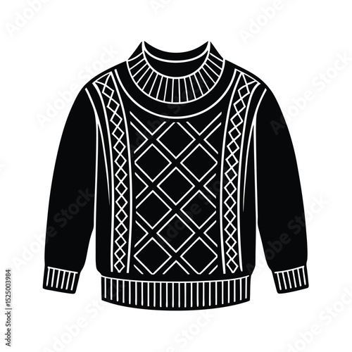 Handcrafted Modern Woolen Vector Illustration