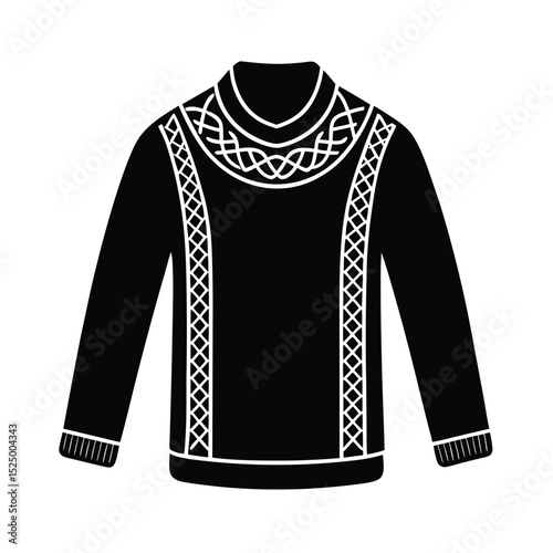 Irish Modern Woolen Vector Illustration