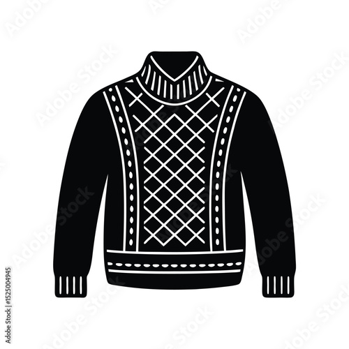 Modern Wool Clan Aran Vector Illustration