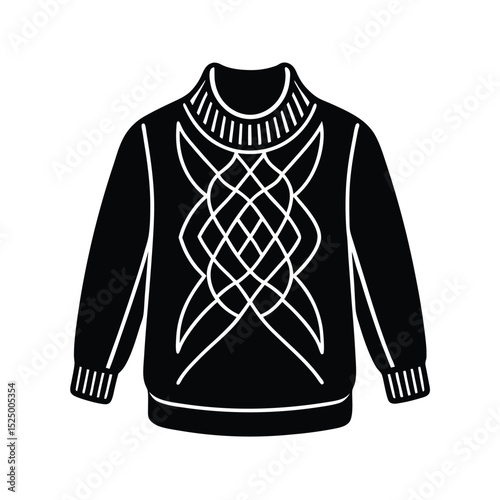 Soft Handcrafted Sweater Vector Illustration