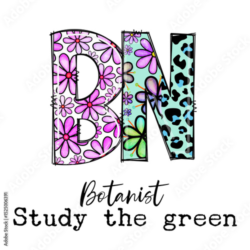 Wallpaper Mural Botanist Study the Green Design with Flowers and Leopard Print Torontodigital.ca