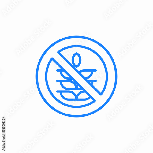 gluten free icon icon sign vector