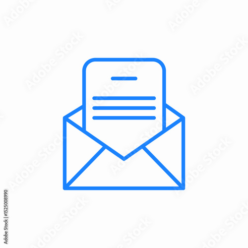 news letter icon sign vector