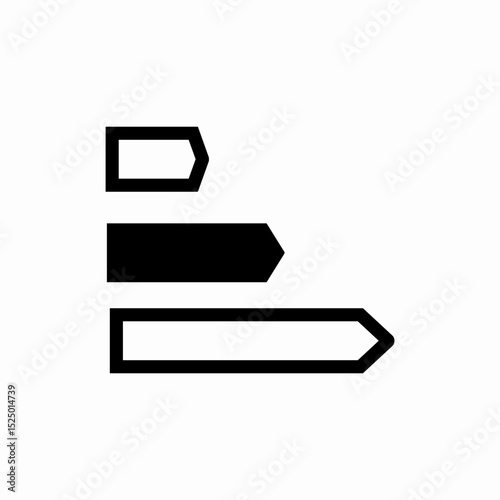 server list icon vector sign