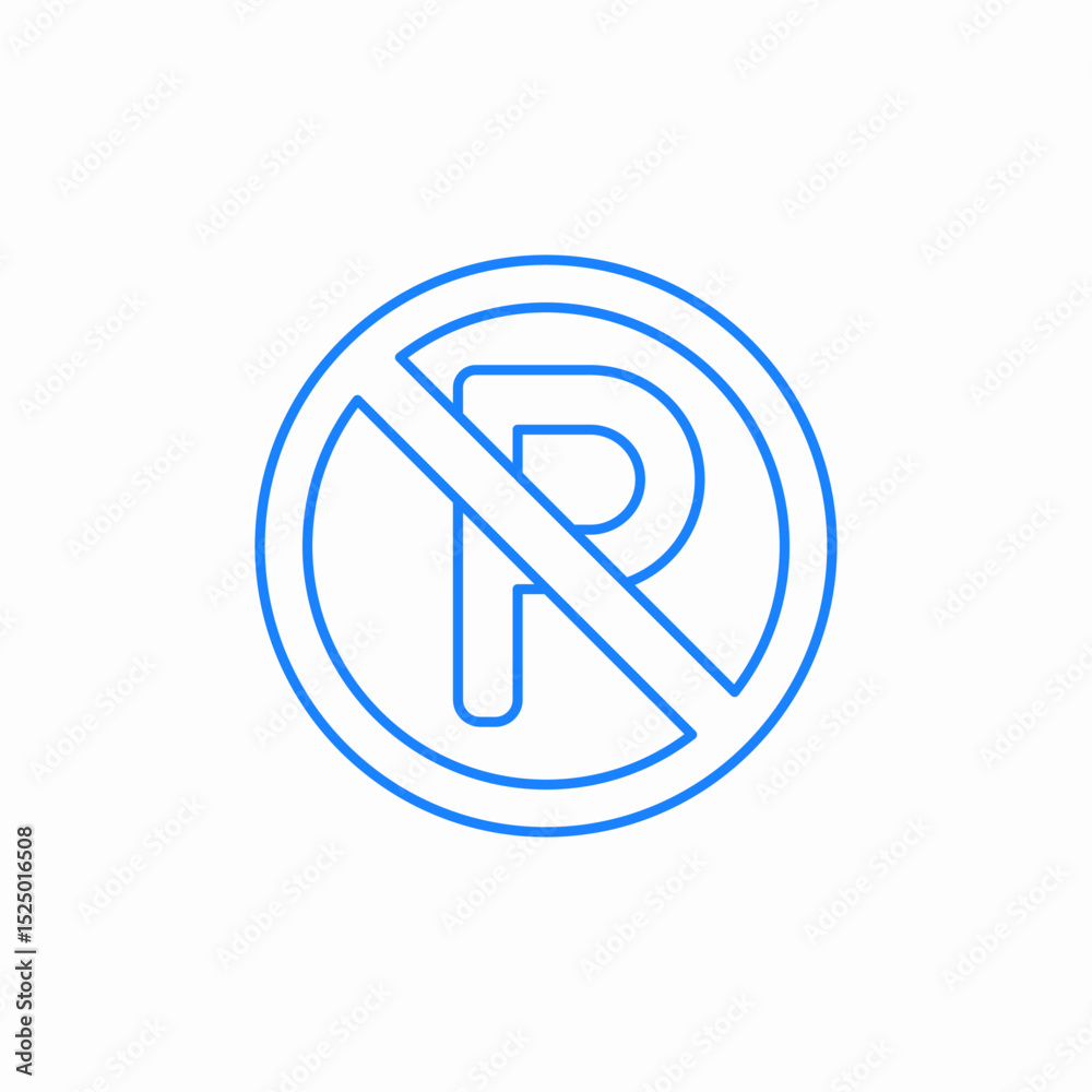 no parking symbol icon sign vector no parking symbol icon sign vector
