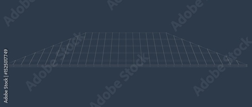 3D illustration of building component