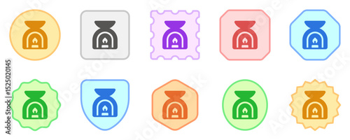 Editable incense burner vector icon. Wellness, spa, relaxation. Part of a big icon set family. Perfect for web and app interfaces, presentations, infographics, etc