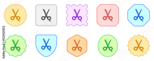 Editable shears vector icon. Barbershop, lifestyle, grooming. Part of a big icon set family. Perfect for web and app interfaces, presentations, infographics, etc