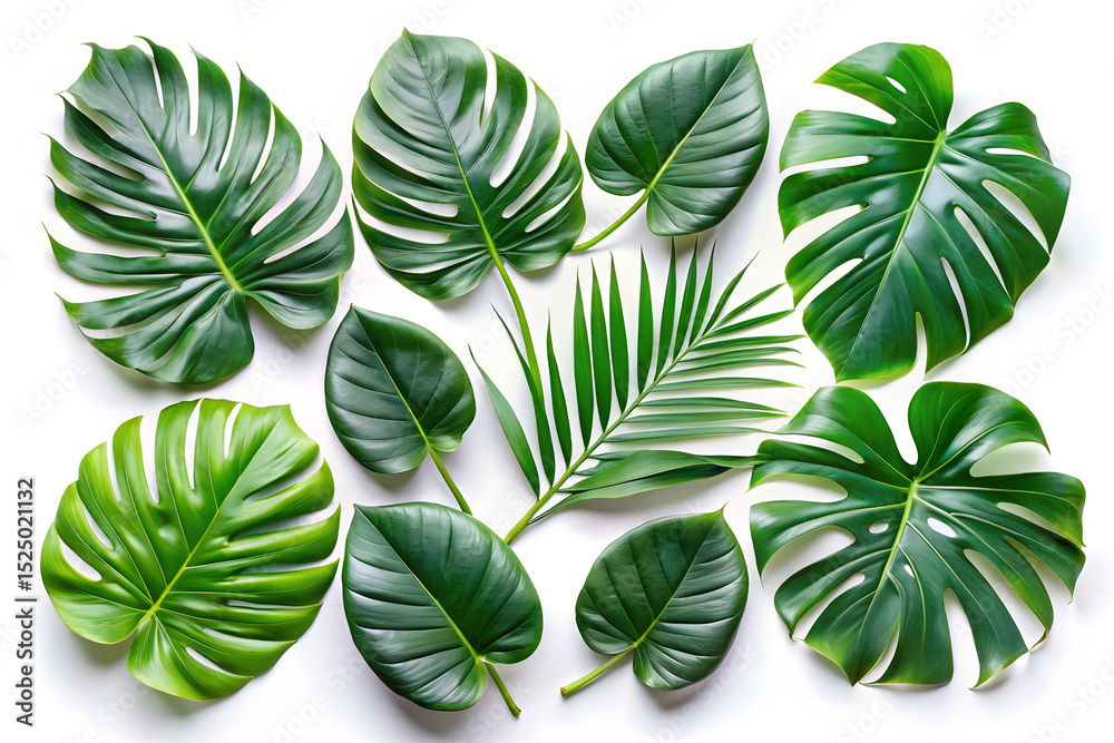 Fototapeta premium set of leaves