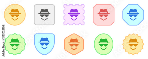 Editable incognito, black hat hacker vector icon. SEO, marketing, business. Part of a big icon set family. Perfect for web and app interfaces, presentations, infographics, etc