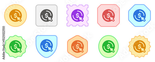 Editable pay per click vector icon. SEO, marketing, business. Part of a big icon set family. Perfect for web and app interfaces, presentations, infographics, etc