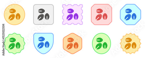 Editable plant seeds, leaves vector icon. Gardening, landscaping, horticulture. Part of a big icon set family. Perfect for web and app interfaces, presentations, infographics, etc