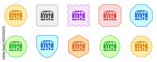 Editable glass house, greenhouse vector icon. Gardening, building, horticulture. Part of a big icon set family. Perfect for web and app interfaces, presentations, infographics, etc