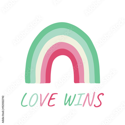 Colorful rainbow shape Abrosexual pride flag Happy pride day LGBTQIA community Pride Month Vector hand drawn doodle for posters, stickers, logo, cards