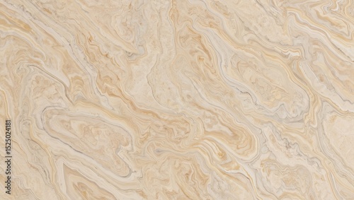 Swirling beige and cream marble texture, a captivating abstract pattern