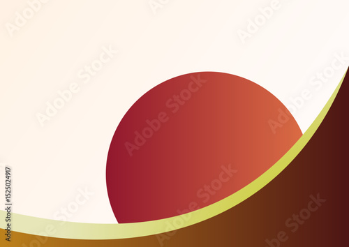 abstract background with curved shapes