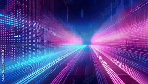 Wallpaper Mural business, abstract purple background, blur computer code Torontodigital.ca