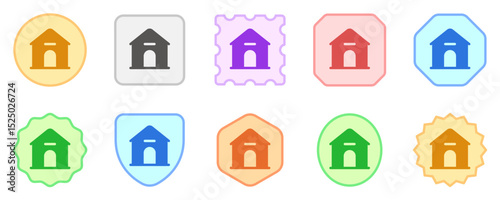 Editable doghouse, kennel vector icon. Veterinary, animal, pet care, pet shop. Part of a big icon set family. Perfect for business, web and app interfaces, presentations, infographics, etc