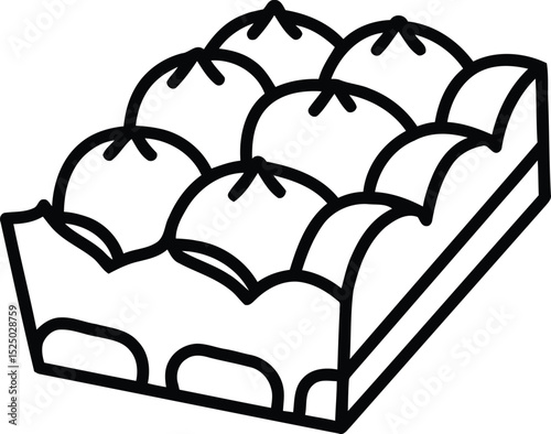 Food and drink set of web icons in line style. Restaurant linear icon collection. Containing meat, fruits, vegetables, desserts, drink, burger, pizza, hot dog, french fries and more