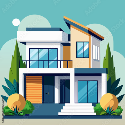 vector illustration of a house