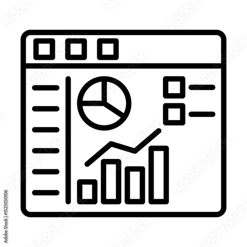 Dashboard Smart Device Monitoring and Control Panel Single Icon